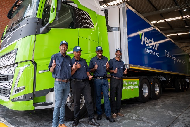 Vector Logistics launches first fully electric net-zero trucks